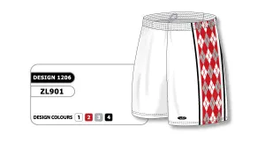 Athletic Knit Custom Sublimated Lacrosse Short Design 1206