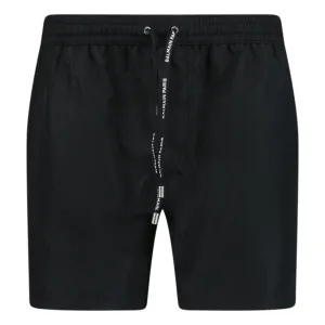 BALMAIN LOGO SWIM SHORTS BLACK