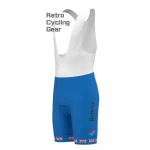 Banesto blue Retro Bib Cycling Shorts