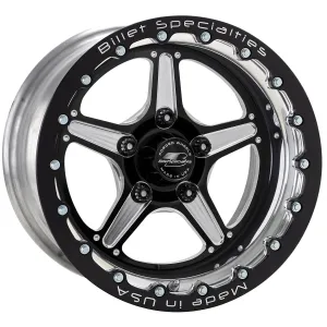 Billet Specialties Street Lite Black Single Beadlock Wheels BRSB23512L6545