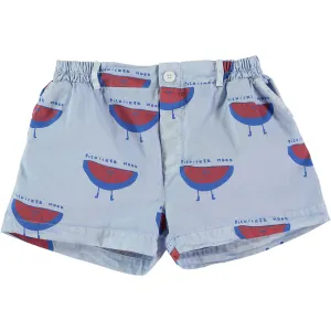 BONMOT MID BLUE WATERMELON SHORTS