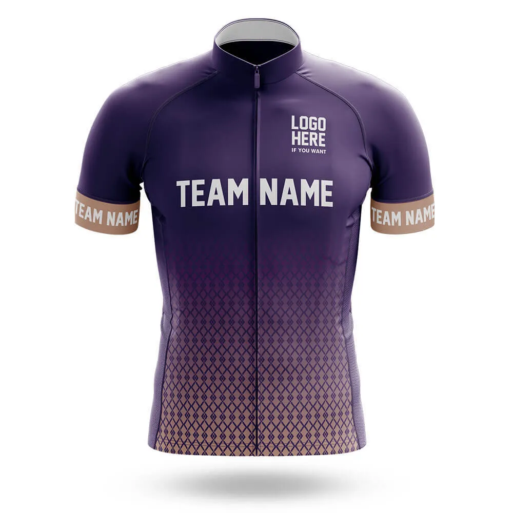 Custom Team Name S1 Violet - Men's Cycling Kit