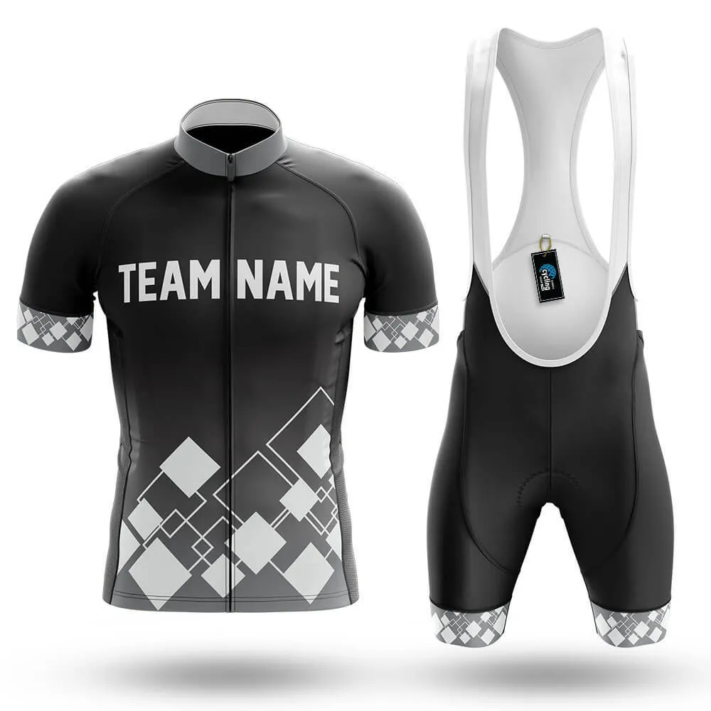 Custom Team Name V19 Black - Men's Cycling Kit