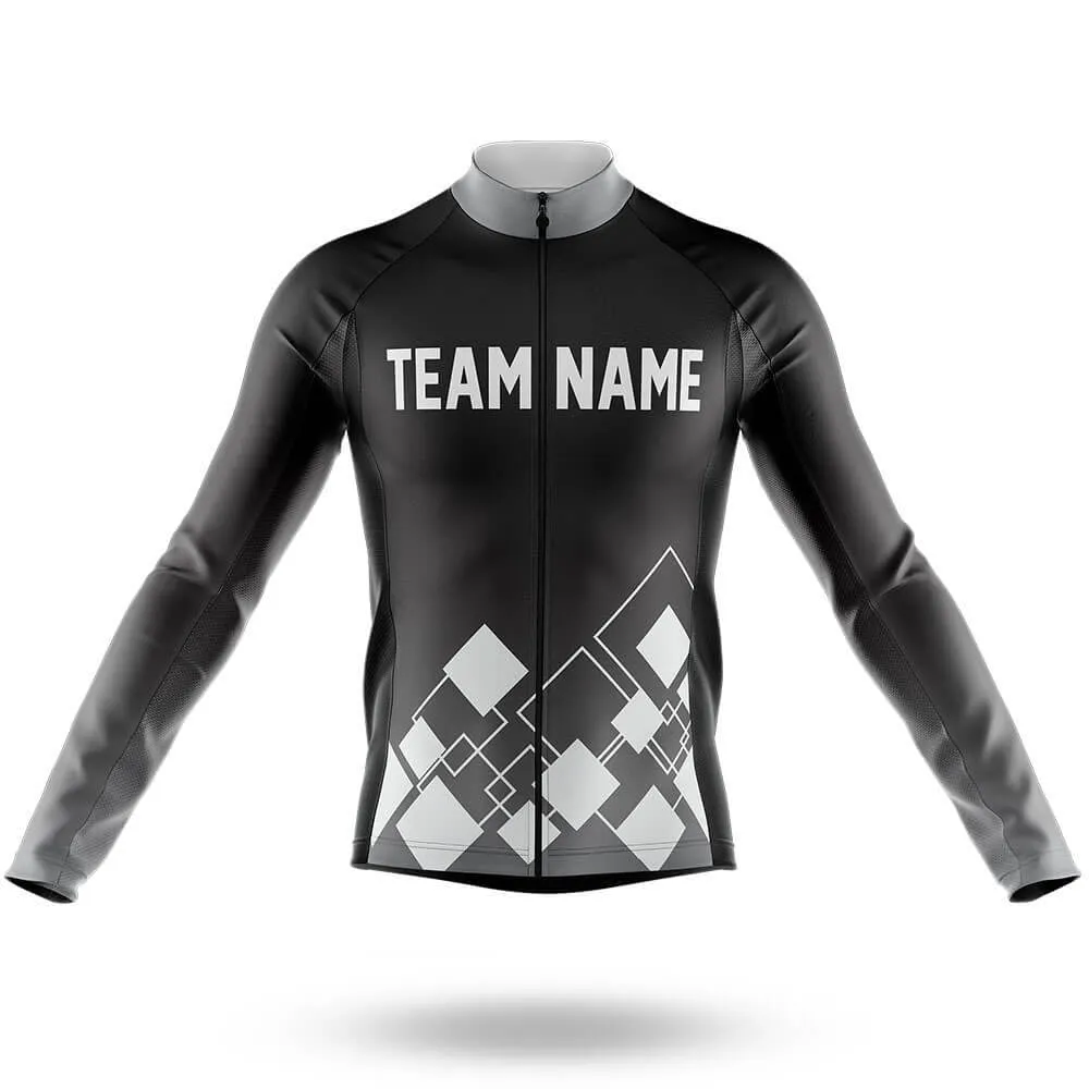 Custom Team Name V19 Black - Men's Cycling Kit