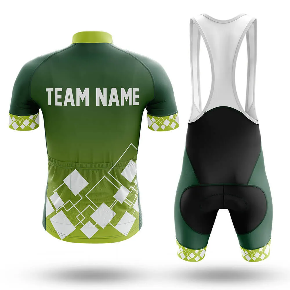 Custom Team Name V19 Green - Men's Cycling Kit