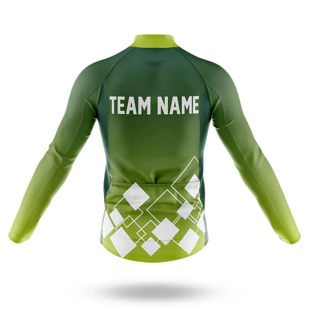 Custom Team Name V19 Green - Men's Cycling Kit