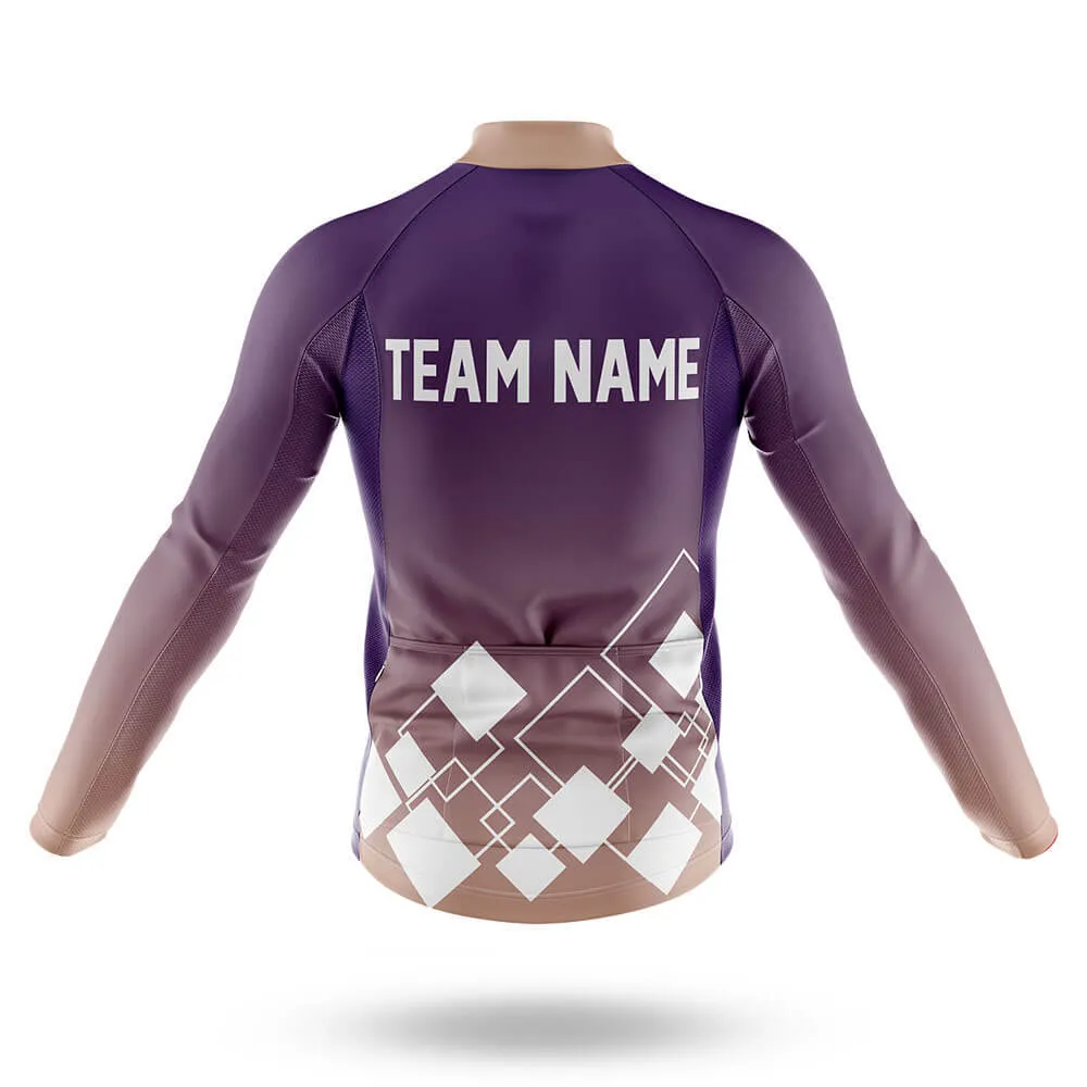 Custom Team Name V19 Violet - Men's Cycling Kit