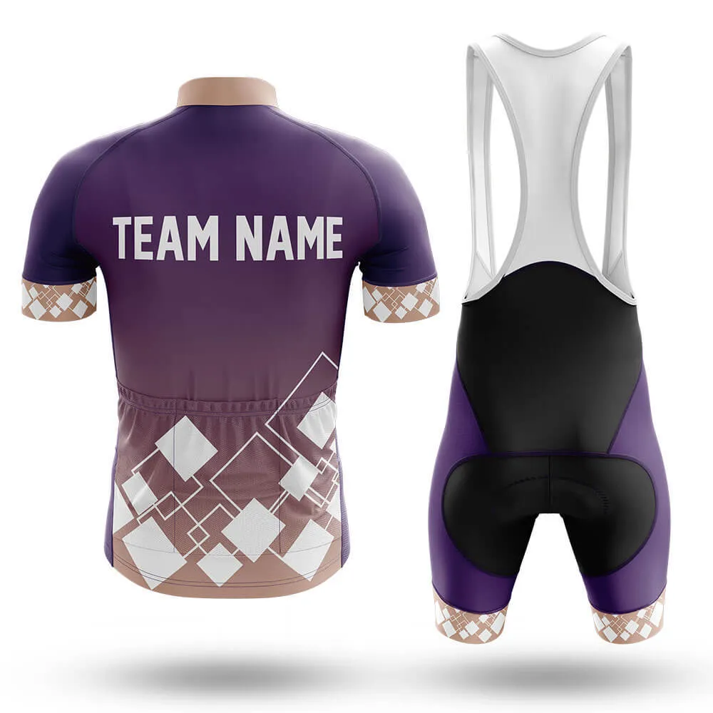 Custom Team Name V19 Violet - Men's Cycling Kit