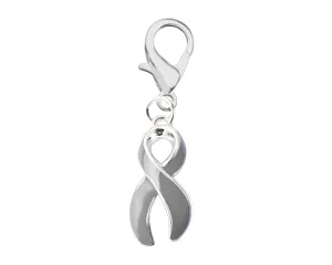 Gray Ribbon Hanging Charms