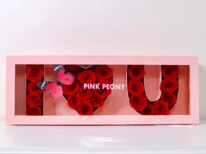 I <3 U Box - Preserved Red Roses