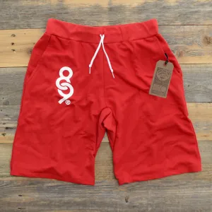 Keys French Terry Yard Shorts Fire Red