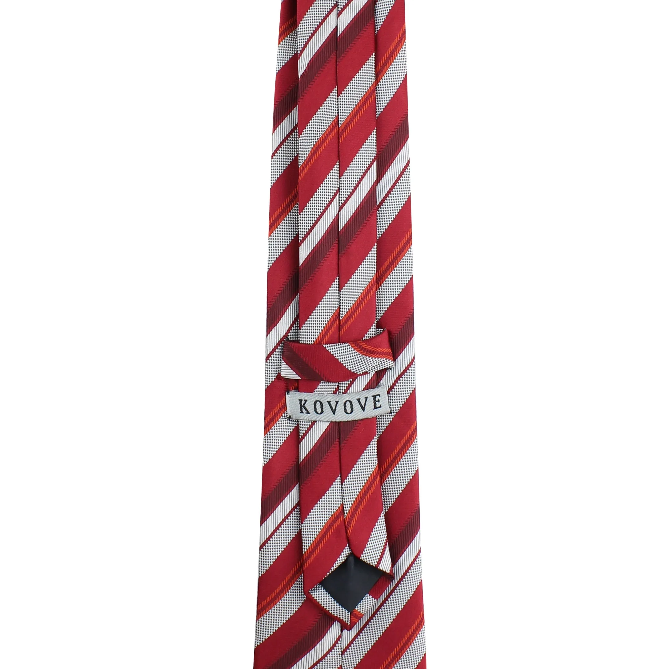 Kovove The Selective Striped Red Necktie For Men