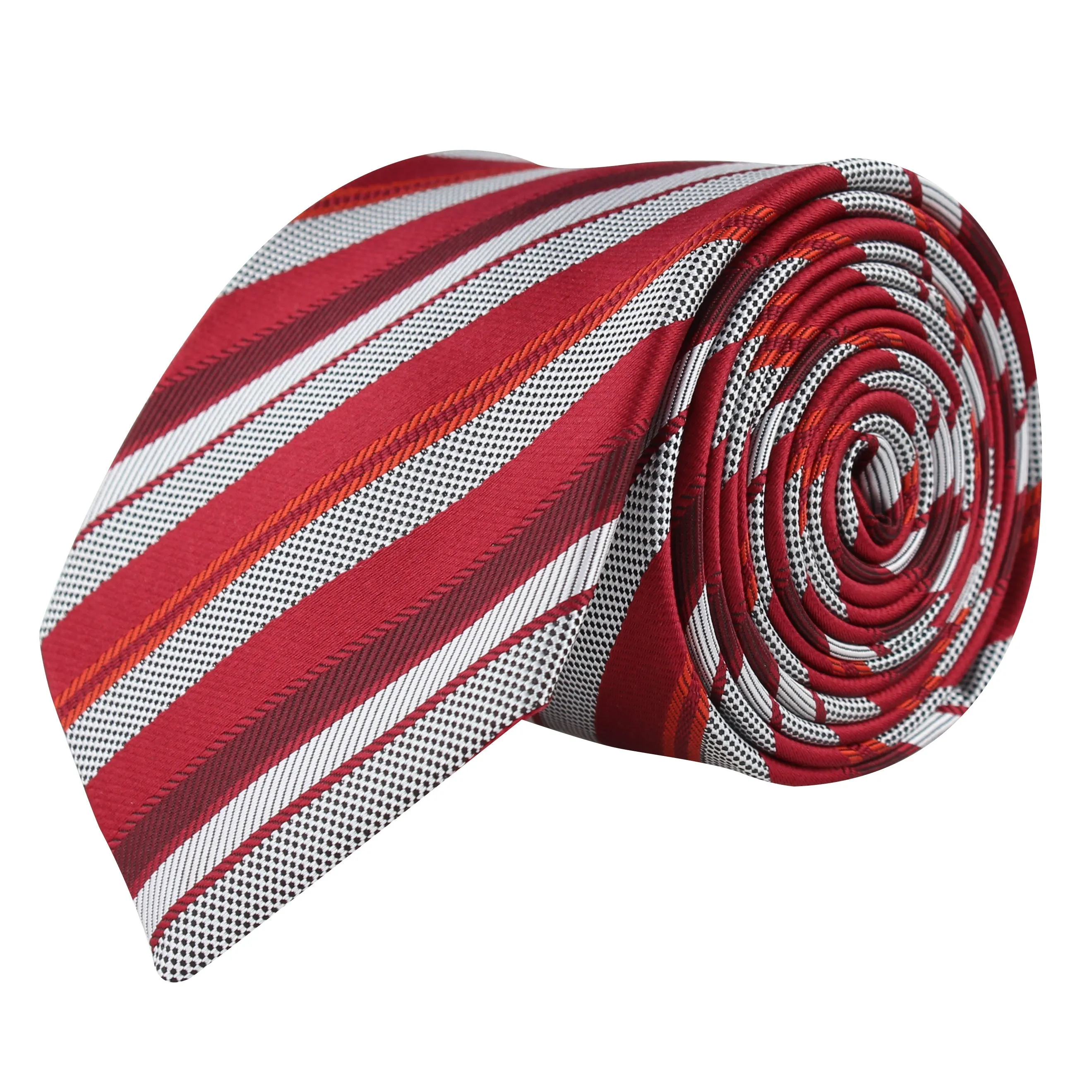 Kovove The Selective Striped Red Necktie For Men