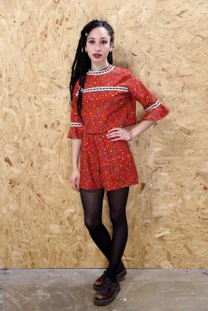 LOOT LABEL Red Long Sleeved Two Piece