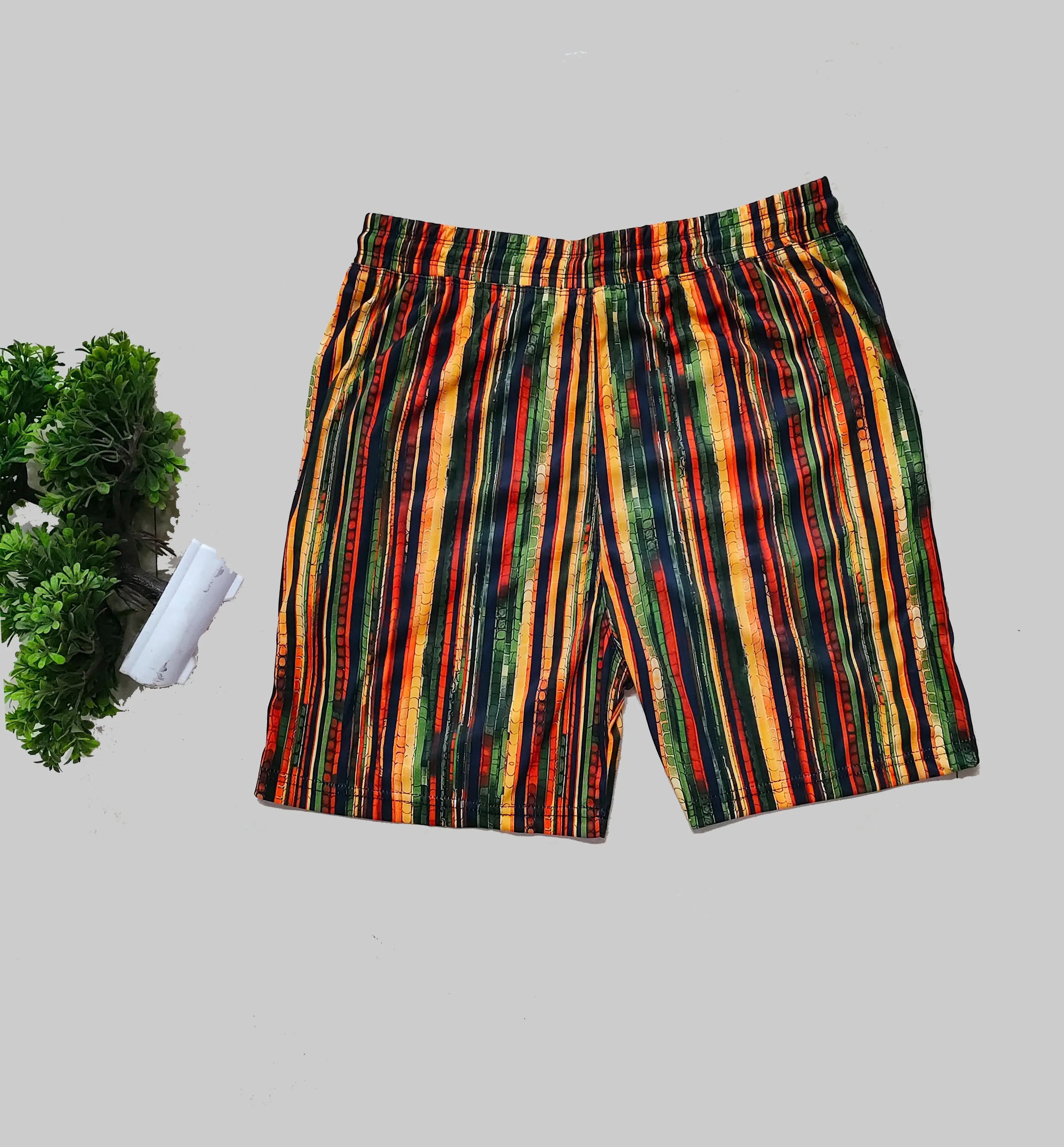 Printed Men Shorts (Multi Lines) (Pack of 1)