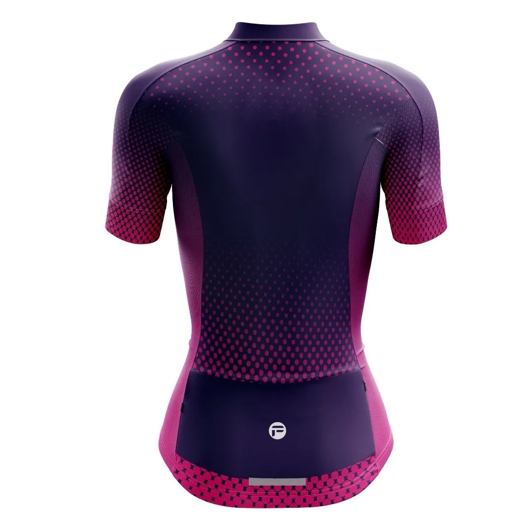 Purple Dot Ride | Women's Short Sleeve Cycling Jersey