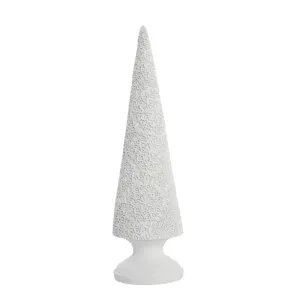 Stassia decoration tree H42 cm. white