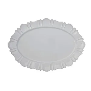 Terracotta White Platter