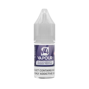 V4 Vapour Blackcurrant & Aniseed Menthol 10ml E-Liquid