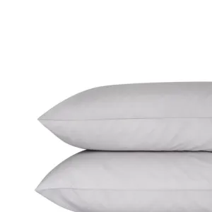 Whisper Soft 500 Thread Count Sateen Egyptian Cotton Pillowcase - Silver