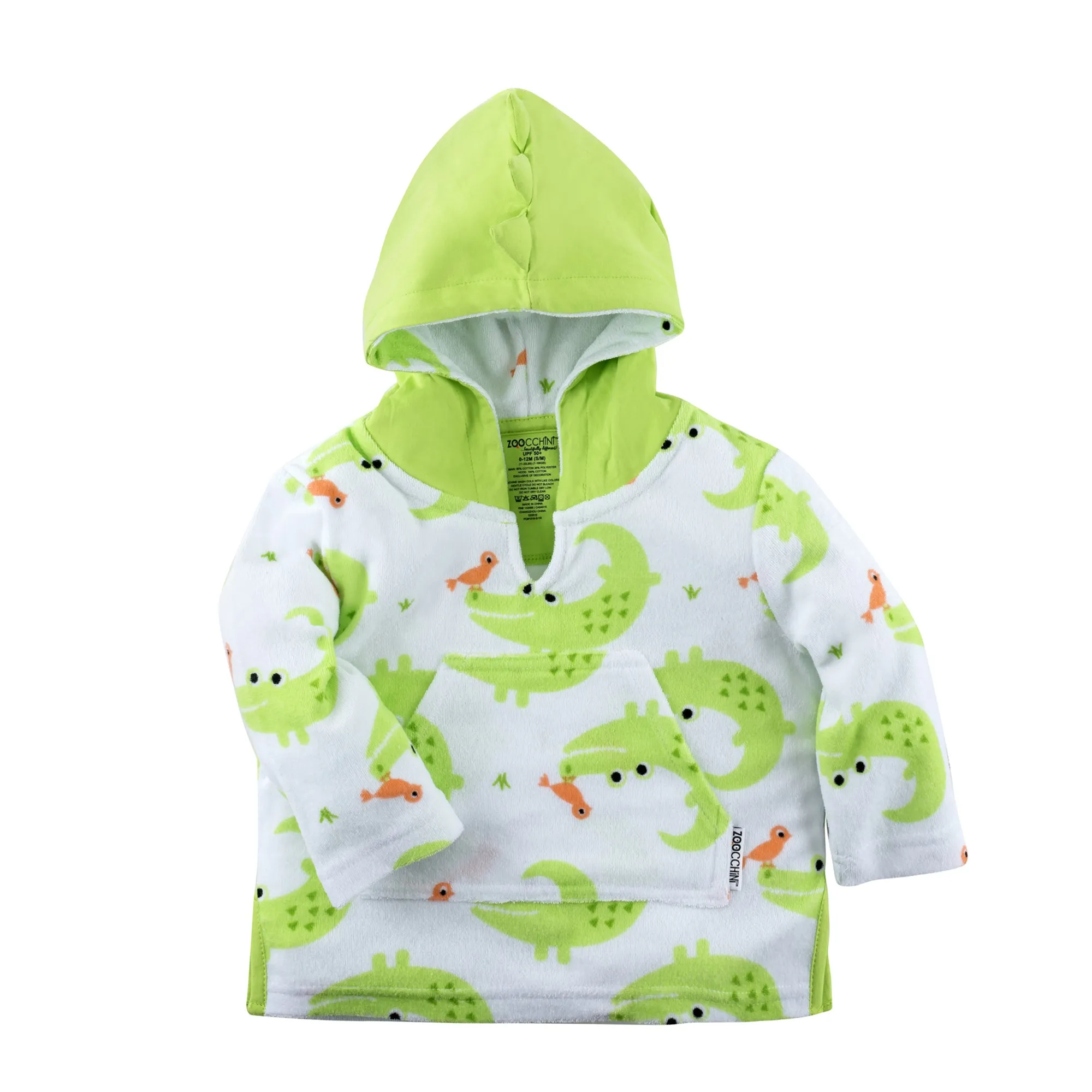 ZOOCCHINI - UPF50  Baby Terry Swim Coverup Duck 0-12M