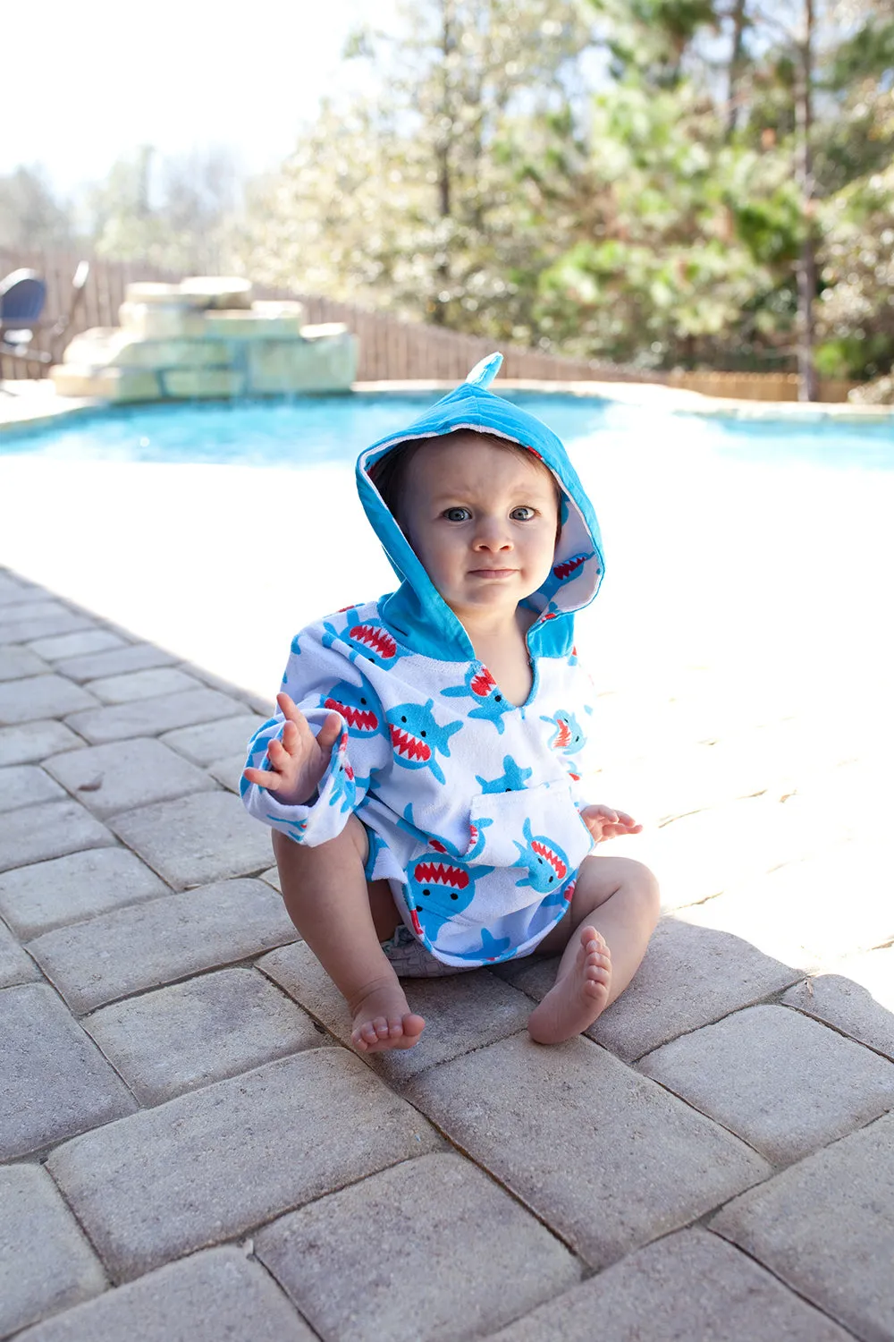 ZOOCCHINI - UPF50  Baby Terry Swim Coverup Duck 0-12M