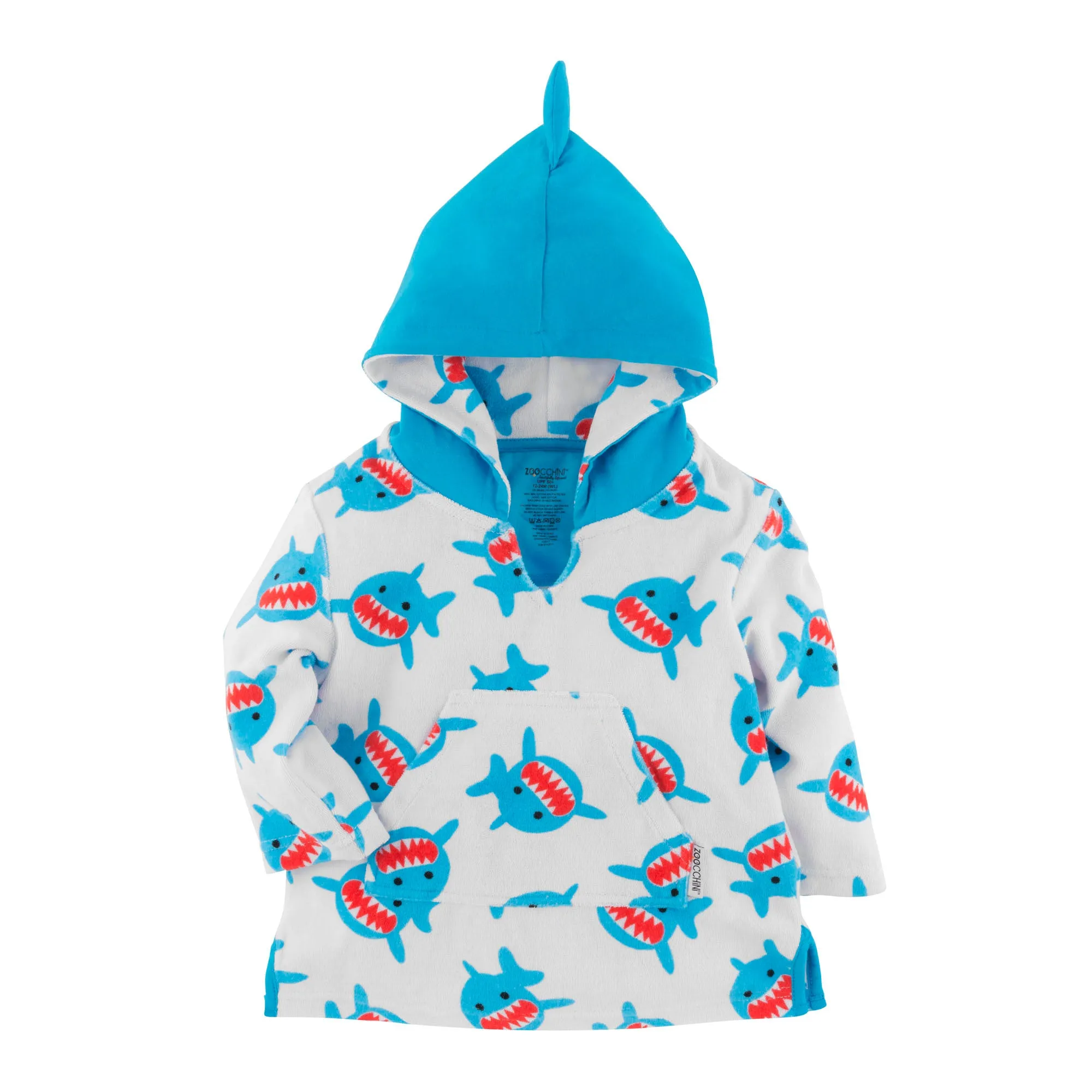 ZOOCCHINI - UPF50  Baby Terry Swim Coverup Duck 0-12M