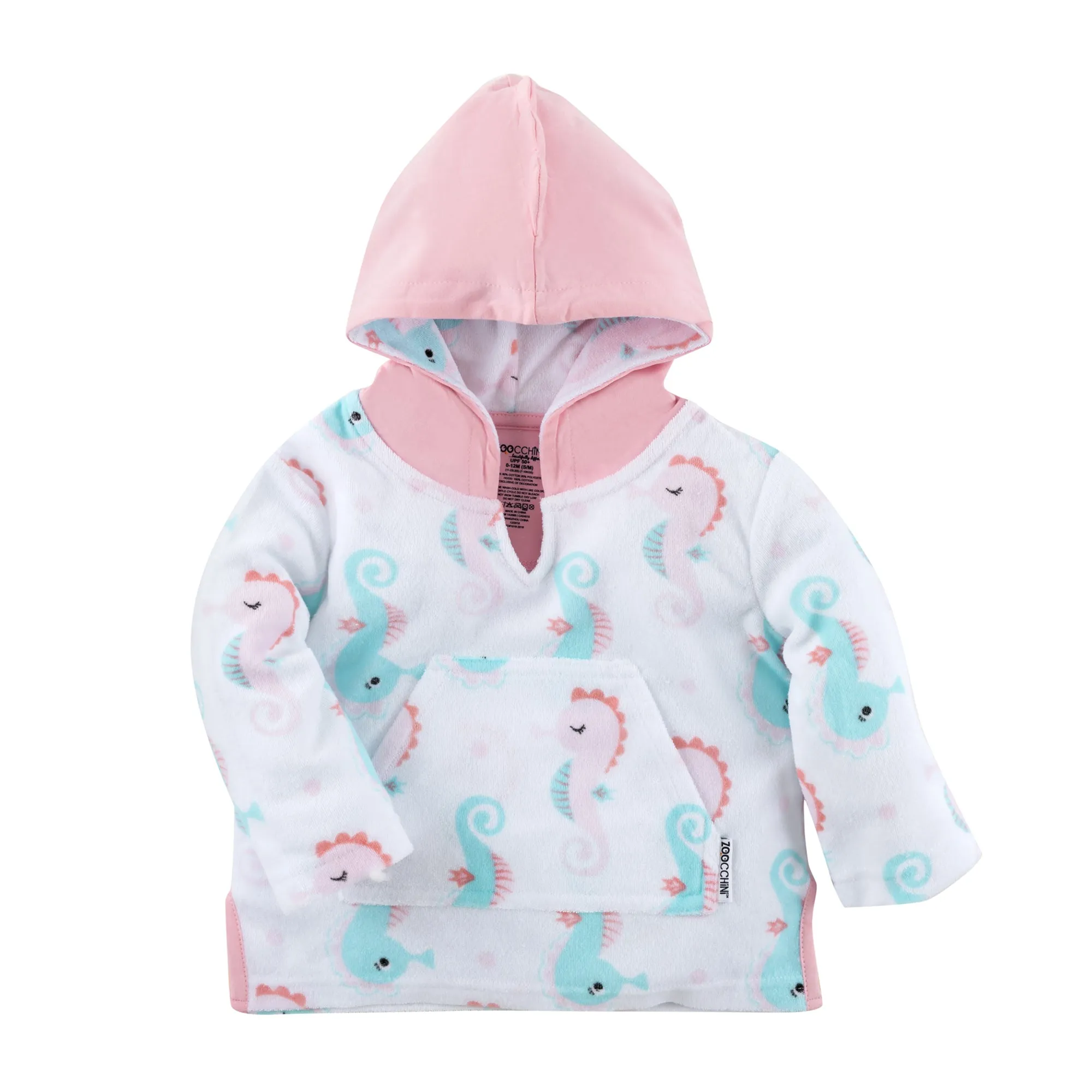 ZOOCCHINI - UPF50  Baby Terry Swim Coverup Duck 0-12M